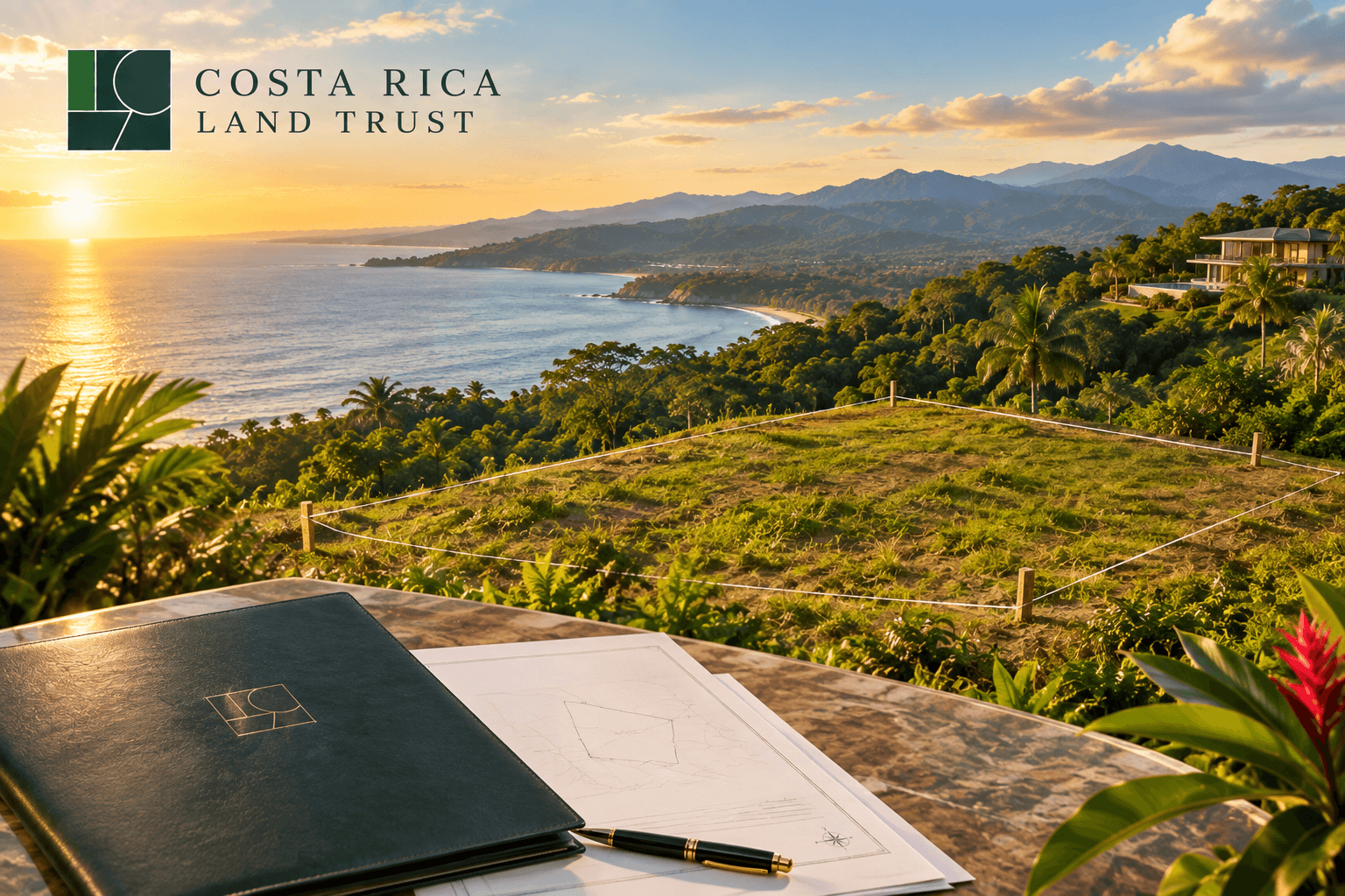 Luxury titled land for sale qualifying for Costa Rica investor residency