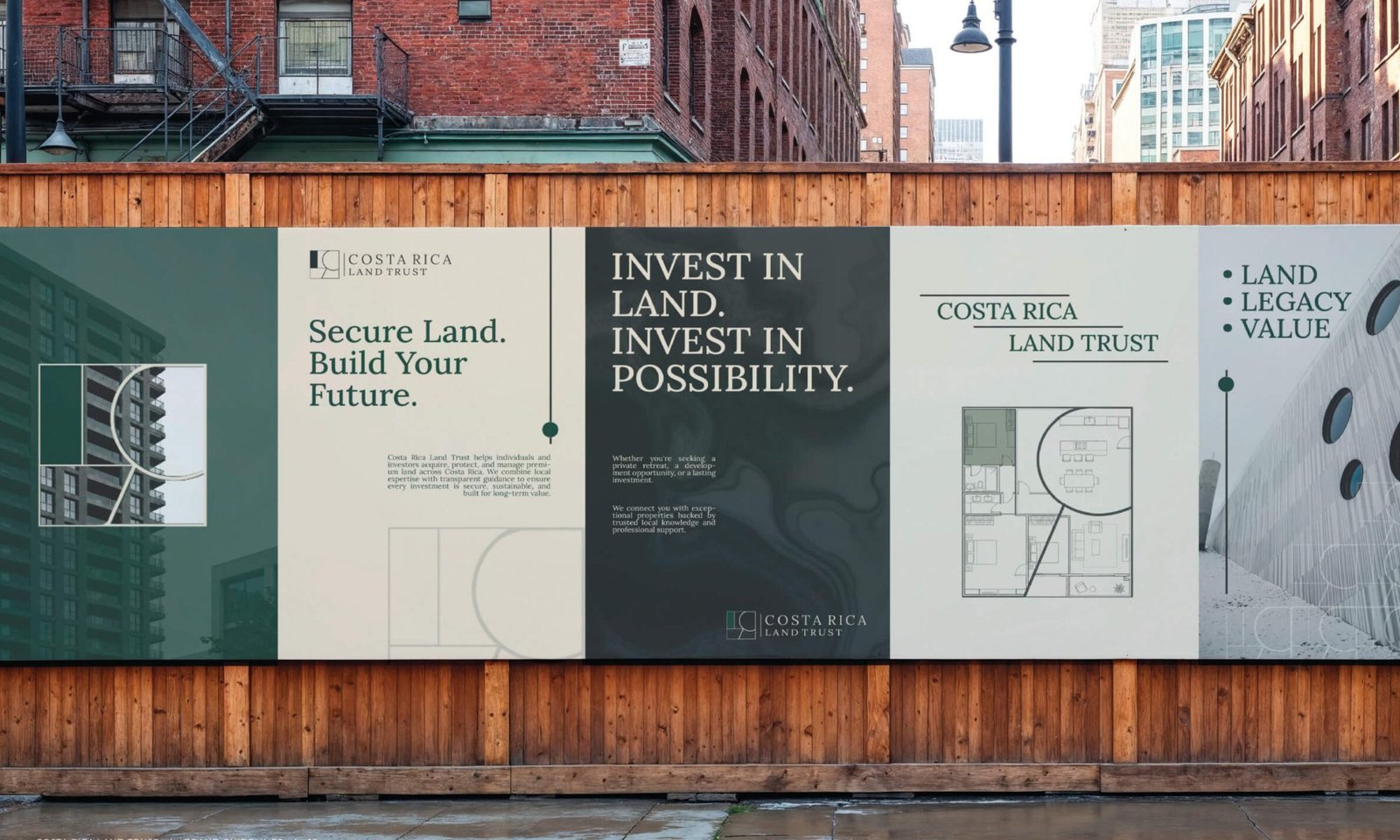 Costa Rica Land Trust Urban Street Billboard